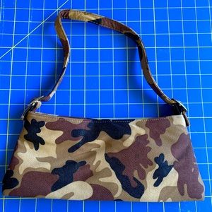 Camouflage - Brown Bag with Gold Flakes